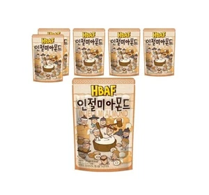 6 X HBAF Injeolmi Almendra 120g de Corea - Imagen 1 de 2