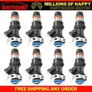 8x DELPHI FUEL INJECTORS 25343789 FOR CHEVY GMC SILVERADO SUBURBAN 5.3L 6.0L - Picture 1 of 15