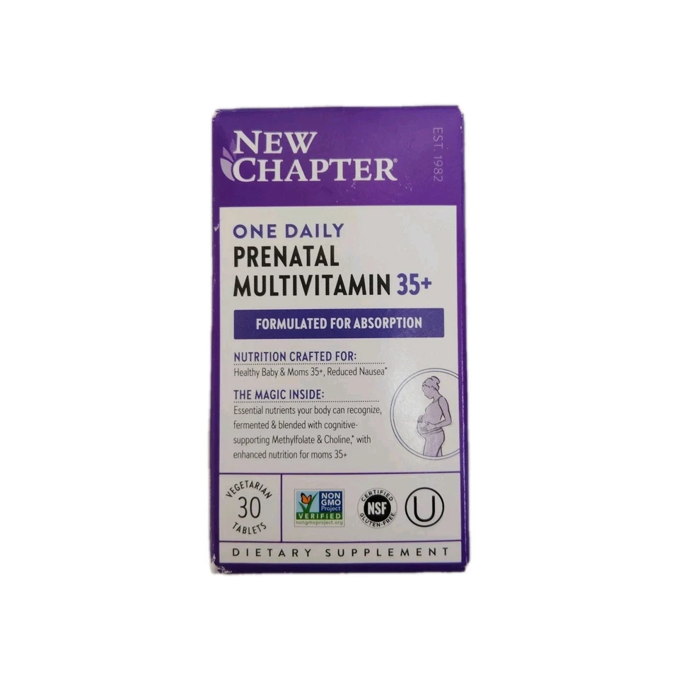 Nuevo Chapter One Daily Prental Multivitamínico 35+ Suplemento - 30 Tabs Vegetales 1/26 Foto 1 de 1