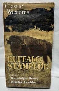 Buffalo Stampede VHS Video Randolph Scott Classic Westerns B&W BRAND NEW SEALED - Imagen 1 de 6