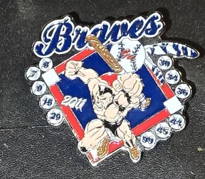 Prendedor de béisbol 9U 2011 Braves Serie Mundial - Imagen 1 de 2
