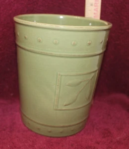 Signature Debbie Segura Designs Sorrento - Utensil Holder Green/Oregano 7" - Picture 1 of 4