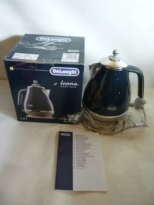 De'Longhi KBOC3001.BL Jarra Hervidor Icona Capitales 1800W 1.7L Filtro Anti Escala Foto 1 de 4