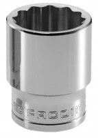 Facom S.18 18mm 12 Point OGV Bi-Hex Socket 1/2in Square Drive - Image 1 of 1