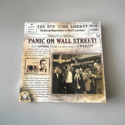 Panic on Wall Street Board Game Asmosee Grouper games Perfect Condition Game - Image 1 of 2