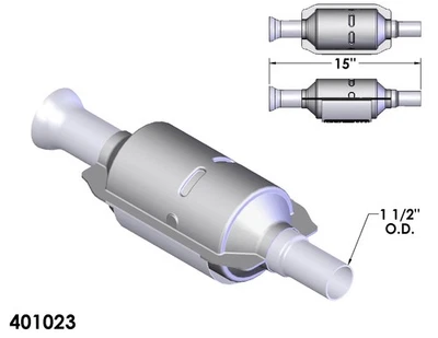 Convertidor catalítico para Lada Samara 1988-1991 1,5 L L4 GAS U/K Foto 1 de 2