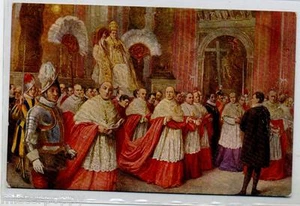 ROMA Vaticano PAPA PIO XI Sedia Gestatoria Vatican Pope Saint-Père PC Circa 1910 - Imagen 1 de 1