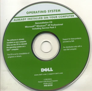 Dell Microsoft Windows XP Operating System Driver PC Software (U5183) - Picture 1 of 1
