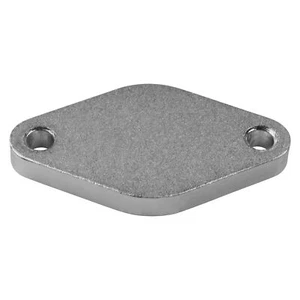 Płyta zamykająca 35mm 38mm Wastegate Stalowy 2-otworowy kołnierz Roleta Pokrywa Kolektor - Zdjęcie 1 z 2