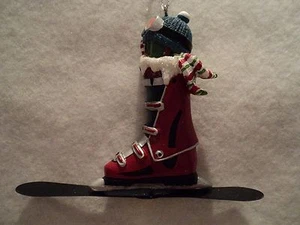 KSA "RESIN SKISCHUH" ORNAMENT ~ Neu ~ Tolle Geschenkidee!  - Bild 1 von 2