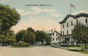 WAUKESHA WI �� Industrieschule - 1918 - Bild 1 von 2