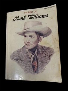 Libro de canciones The Best of Hank Williams para piano guitarra vocal vintage 1982 Chappell - Imagen 1 de 4