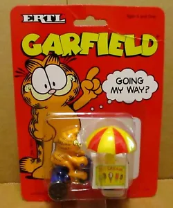 *ERTL 1990 Garfield Cat Ice Cream Cart DieCast Toy 2997 Going My Way Collectible - Picture 1 of 8