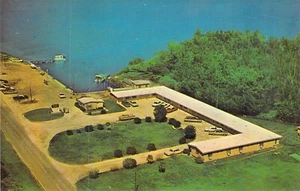 FL Chokoloskee Anglers Motel 1964 muelles de barco vista aérea postal como nueva N31 - Imagen 1 de 2