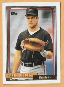 CHRIS HOILES BALTIMORE ORIOLES #125 - TOPPS NM-MT 1992 - Picture 1 of 2