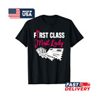 NEW Mail Lady Gift Funny Rural Carrier Postal Worker Post Office T-Shirt S-3XL