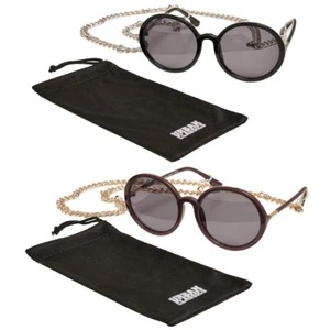 Urban Classics Sunglasses Cannes With Chain Sunglasses Glasses Chain UV 400 - Picture 1 of 13