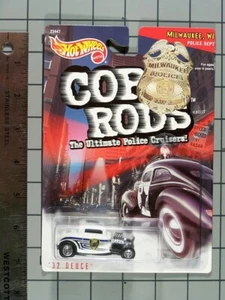 Hot Wheels 1999 Cop Rods, '32 Deuce, Milwaukee Wisconsin - Picture 1 of 1