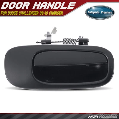Manija de puerta exterior negra para pasajero delantero para Dodge Challenger 08-10 Charger Foto 1 de 4