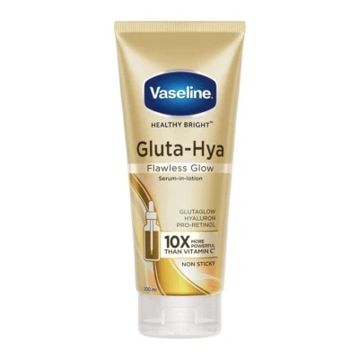 Vaseline Gluta-Hya Flawless Glow, 200ml, Serum-In-Lotion, Boosted With GlutaGlow - Image 1 of 4