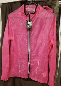 INOC Ladies ultra lightweight Jacket Size S Pink with clip pouch - Picture 1 of 11