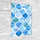Wand-Bild Kunstdruck aus Acryl-Glas Hochformat 70x100 Marokkanisches Muster