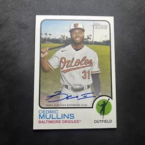 2022 Topps Heritage Real One Auto Cedric Mullins #ROA-CMS Auto - Picture 1 of 2