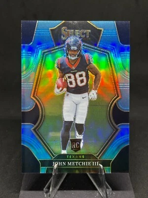 John Metchie III 2022 Select Premier Light Blue Prizm /99 #141 Texans Rookie RC - Image 1 of 2