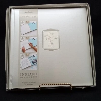 Álbum de memoria instantánea Hallmark Our Big Day 12x12 boda señor señora foto regalo Foto 1 de 4