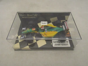 VOITURE 1/43 F1 CASTROL LOTUS 107 JOHNNY HERBERT - ONYX - Foto 1 di 3
