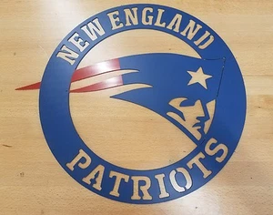 New England Patriots metal wall art plasma cut decor nfl gift idea - Picture 1 of 1