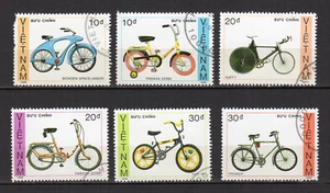 Vietnam 1988 bicyclette série 6 timbres oblitérés /TE3350 - Picture 1 of 1