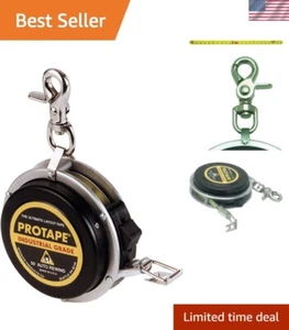 High Accuracy 15m ProTape Auto-Rewind Measuring Tape - Lightweight Aluminum Case - Picture 1 of 7