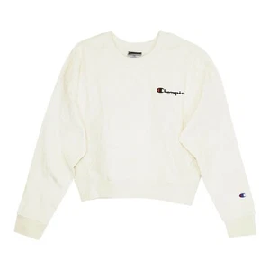Champion LIFE Women's Chalk White Corduroy Long Sleeve Shirt - Picture 1 of 2
