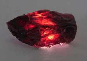 21 Ct Natural Garnet Earth Mined Rough CERTIFIED Red Garnet Rough Loose Gemstone - Picture 1 of 12