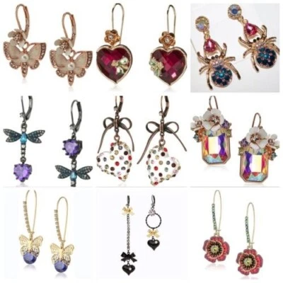 Betsey Johnson Earrings 9PCs Bundle Set | Versatile Styles | Fast US Shipping - Image 1 of 4