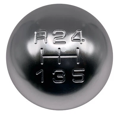 Perilla de cambio de marchas redonda plateada R2 5 velocidades para Ferrari - Imagen 1 de 4