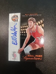 BILL WALTON 2013-14 PANINI HALL OF FAME SIGNATURES AUTOGRAPH AUTO! TRAIL BLAZERS