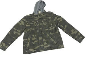 Levi’s Military Camo Jacket Men XL Lined Fullzip Hoodie,Heavy - Picture 1 of 7