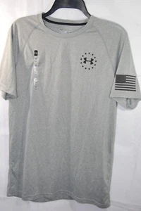 Under Armour Mens Shirt Short Sleeve HeatGear Workout Activewear Size S Gray NWT - Bild 1 von 10