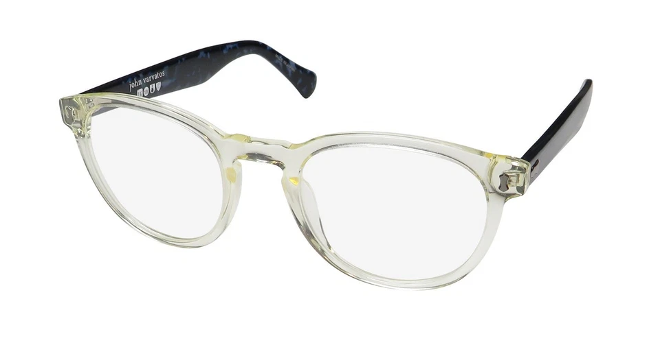 JOHN VARVATOS V416 EYEGLASS FRAME/GLASSES MADE IN JAPAN AUTHENTIC CONTEMPORARY - Image 1 of 1