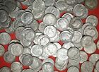 Lot de 30 pièces ROOSEVELT DIMES 90 % argent dates ALÉATOIRES fr 1946-64 AG-F/VF #RD30