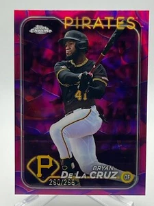 2024 Topps CHROME UPDATE BRYAN DE LA CRUZ MAGENTA PURPLE LAVA LAMP /299 #USC126 - Picture 1 of 2