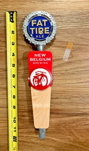 New Belgium Beer Tap Handle Knob Top Keg Bar Draft Kegerator Fat Tire Ale Bike - Picture 1 of 7