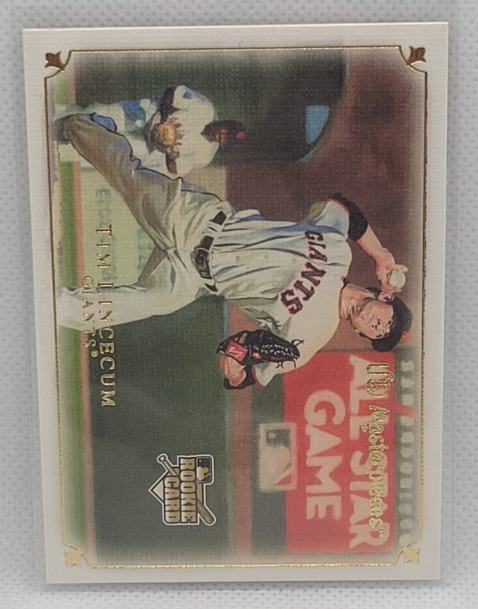 2007 UD Masterpieces - Tim Lincecum #82 for sale | eBay
