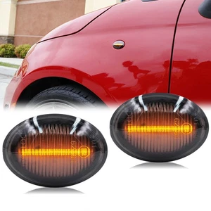 LED Side Marker Light Indicator Repeater Fiat 500 500C Abarth 595 695C Ford Ka - Picture 1 of 9