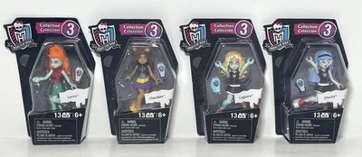 Lote De 4 Figuras Colección Monster High Serie 3 Mega Bloks Lagoona Ghoulia Foto 1 de 4