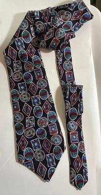 Corbata para hombre Don Loper Beverly Hills 100 % seda italiana hecha en EE. UU. Foto 1 de 2