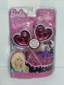 New In Box Barbie Glitz N’ Glam Walkie Talkies 2009 - Picture 1 of 2