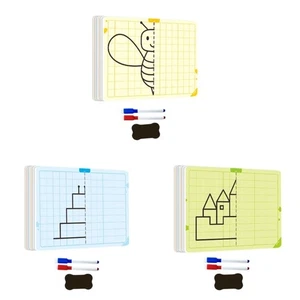 Reusable Symmetry Art Grid Drawing Tool Develop Fine Motor Skills Imagination - Picture 1 of 11